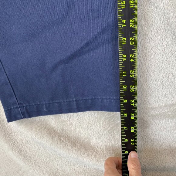 Dickies Mens Work Pants 44x30 Navy Blue Original Fit Flat-Front - Picture 3 of 13